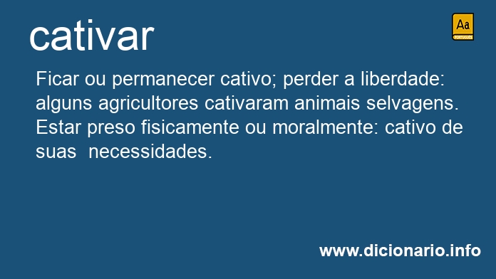 Significado de cativarei