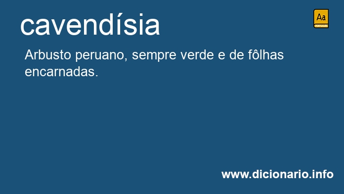 Significado de cavendsia