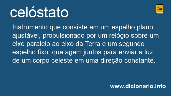 Significado de celstato