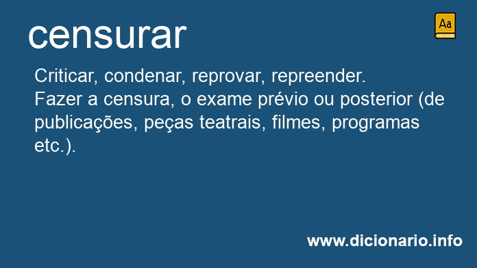 Significado de censures