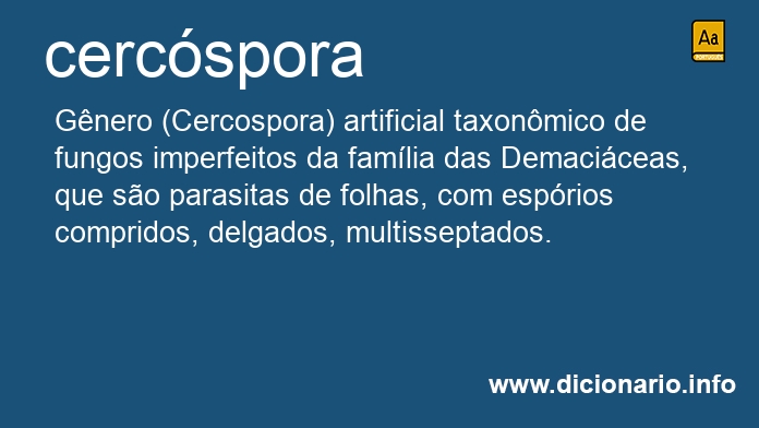 Significado de cercspora