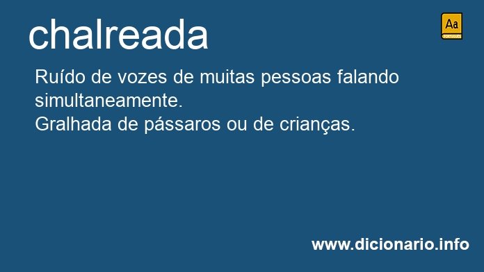 Significado de chalreada