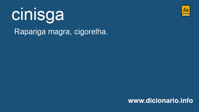 Significado de cinisga