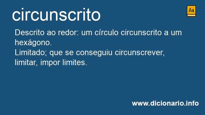 Significado de circunscritos