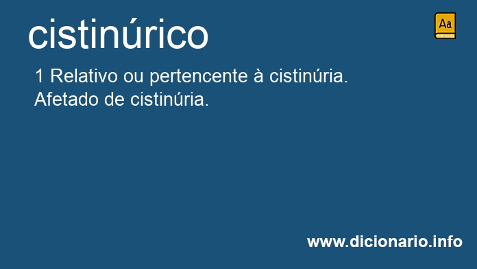 Significado de cistinrico