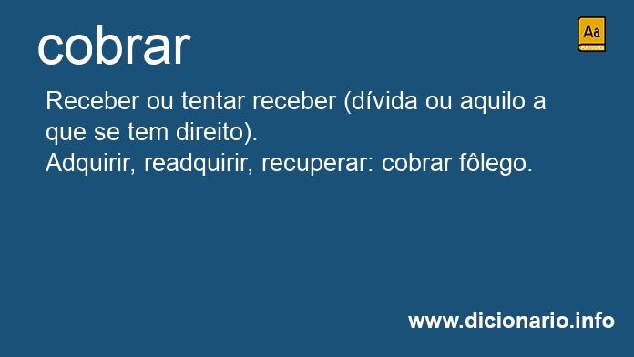 Significado de cobram