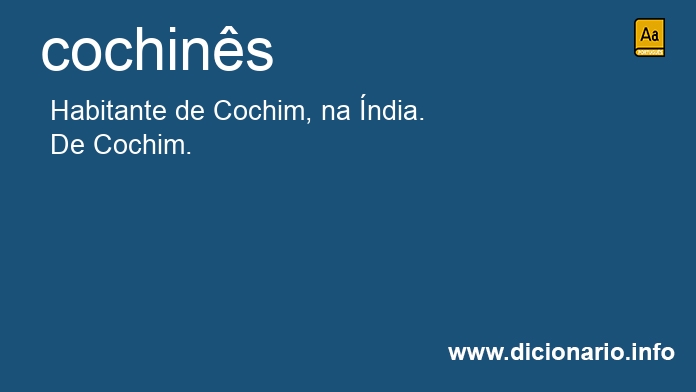 Significado de cochins