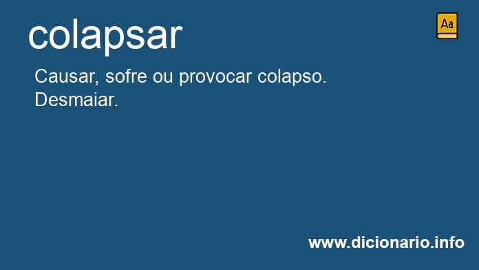 Significado de colapses