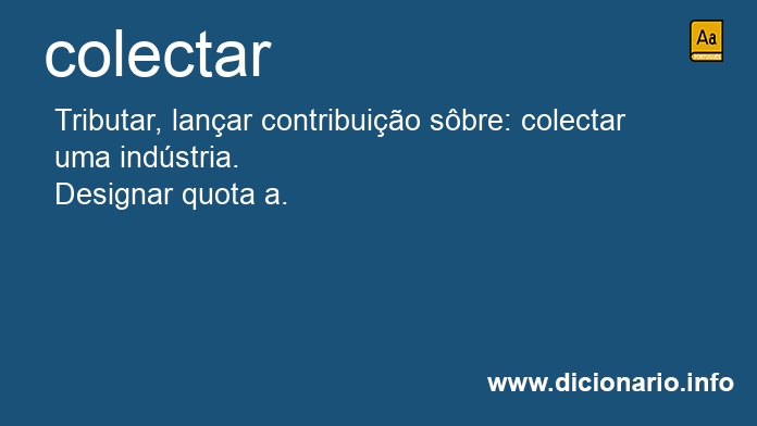 Significado de colecte