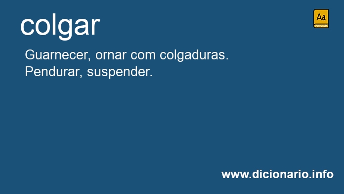 Significado de colgais