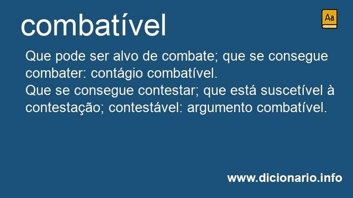 Significado de combatvel