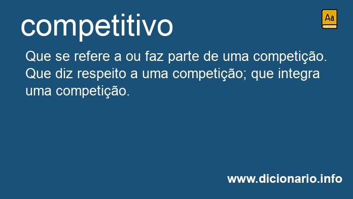 Dicionário Competitivo