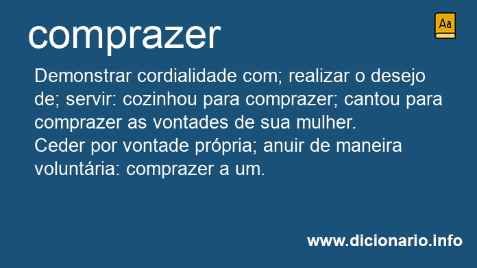 Significado de comprazia