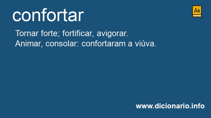 Significado de confortars