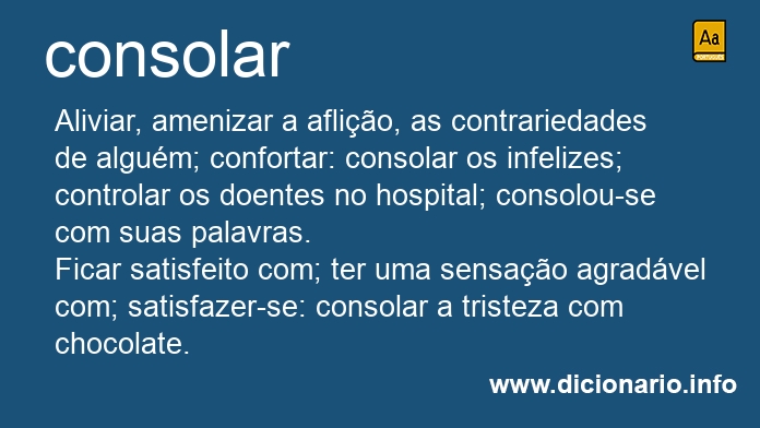 Significado de consolaram