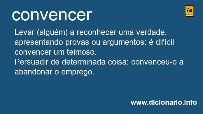 Significado de convence