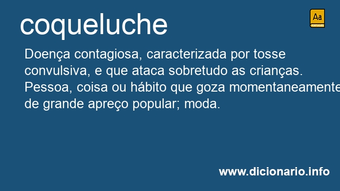 Significado de coqueluches