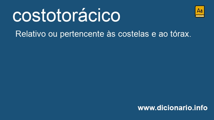 Significado de costotorcico