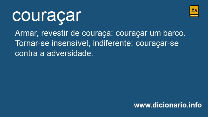 Significado de courareis