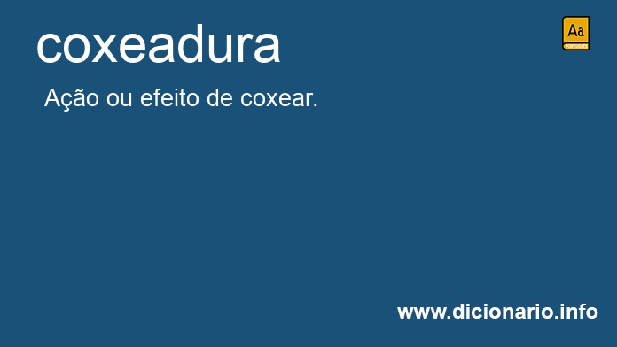 Significado de coxeadura