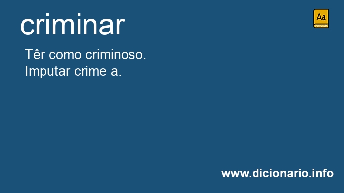 Significado de crimineis