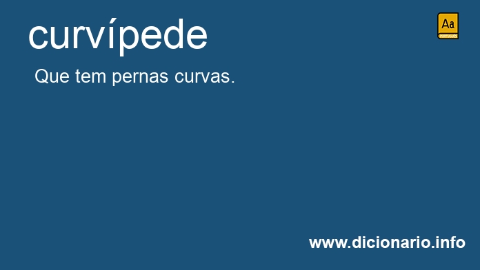 Significado de curvpede