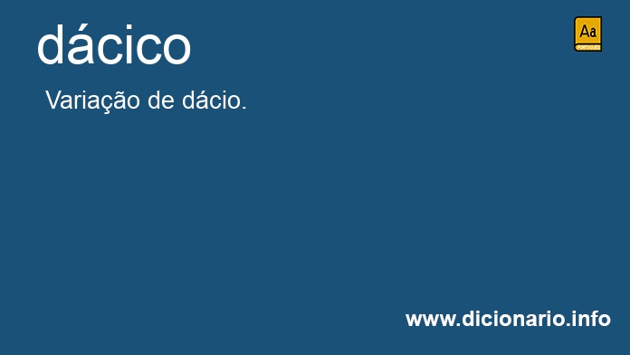 Significado de dcico