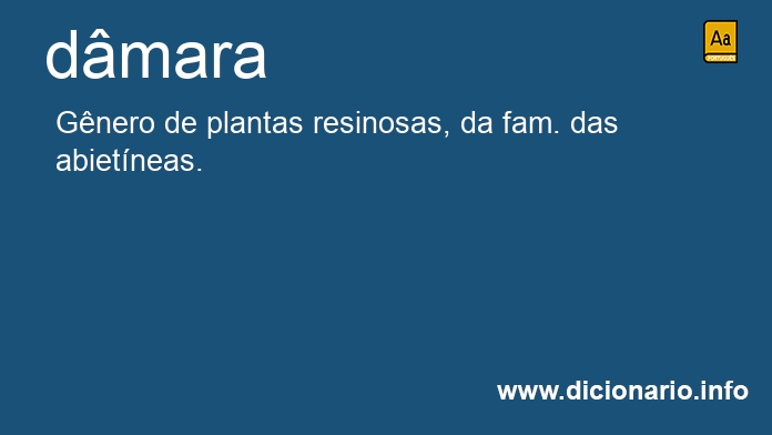 Significado de dmara