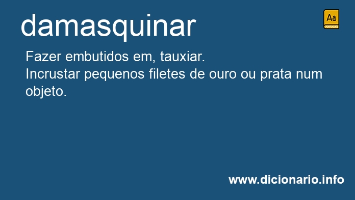 Significado de damasquina