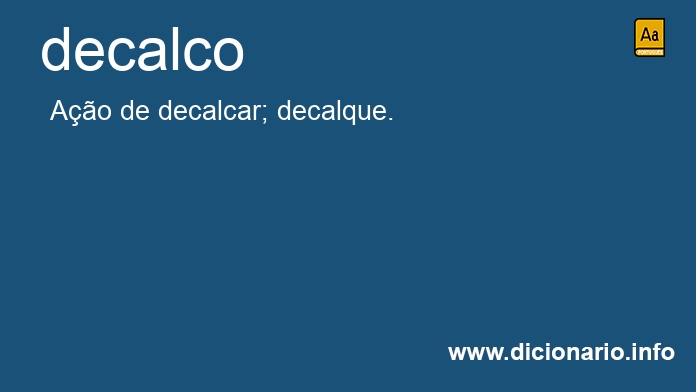 Significado de decalcos