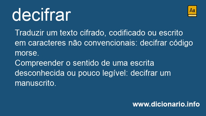 Significado de decifrsseis