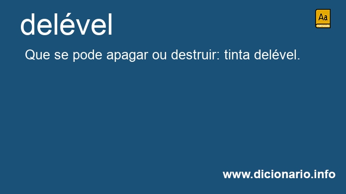 Significado de delvel