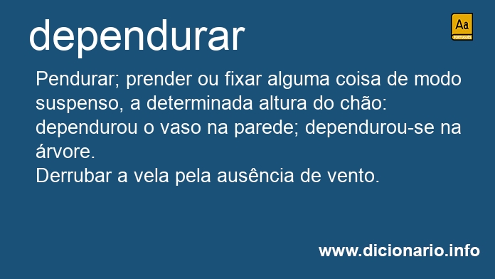 Significado de dependurvamos