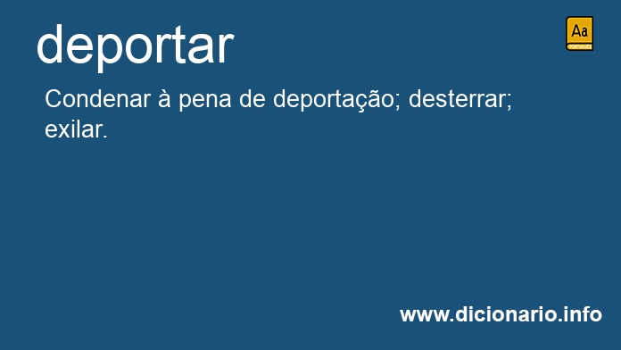 Significado de deportariam