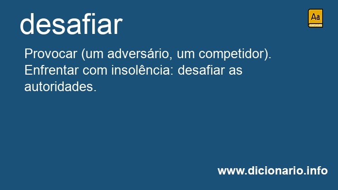 Significado de desafies