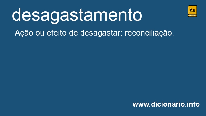 Significado de desagastamento