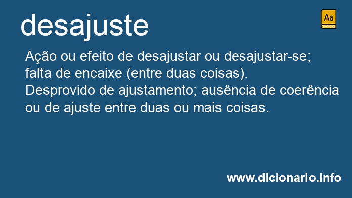 Significado de desajuste