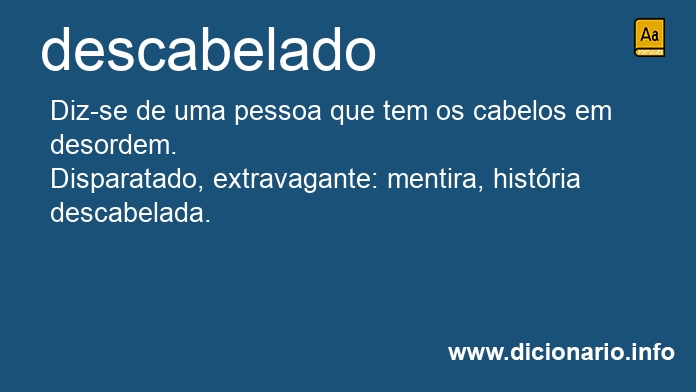 Significado de descabelado