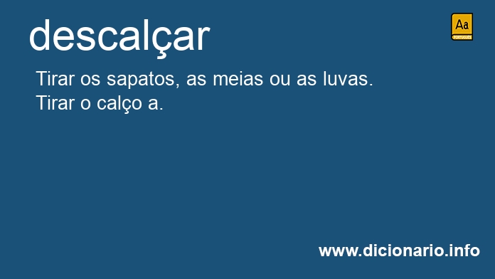 Significado de descalavam