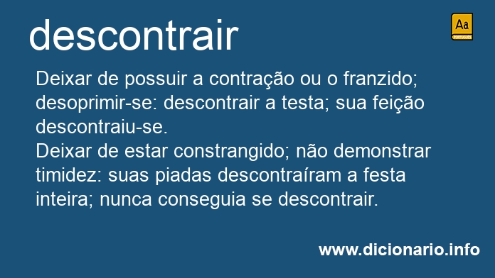 Significado de descontraem