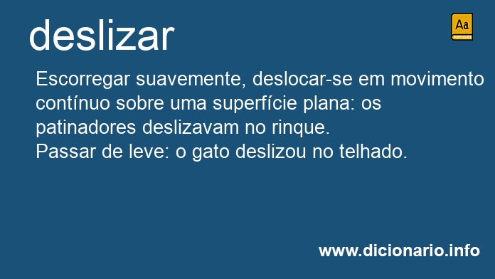 Significado de deslizai