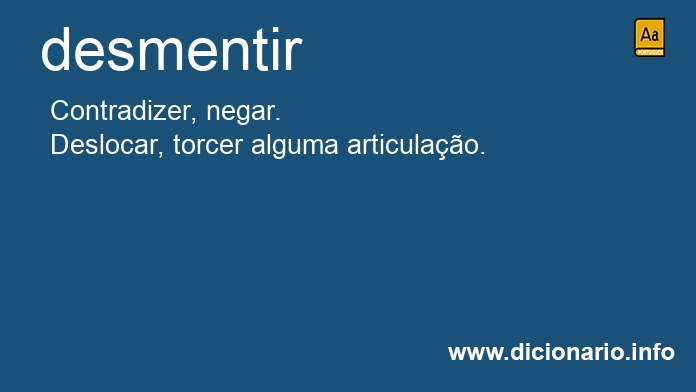 Significado de desmentssemos