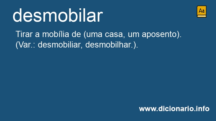 Significado de desmobile