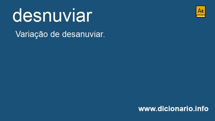 Significado de desnuviar