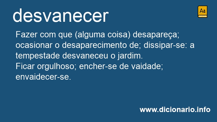 Significado de desvanecramos