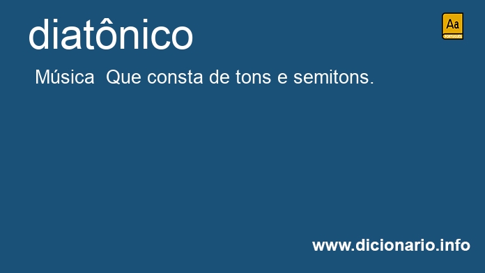 Significado de diatnica