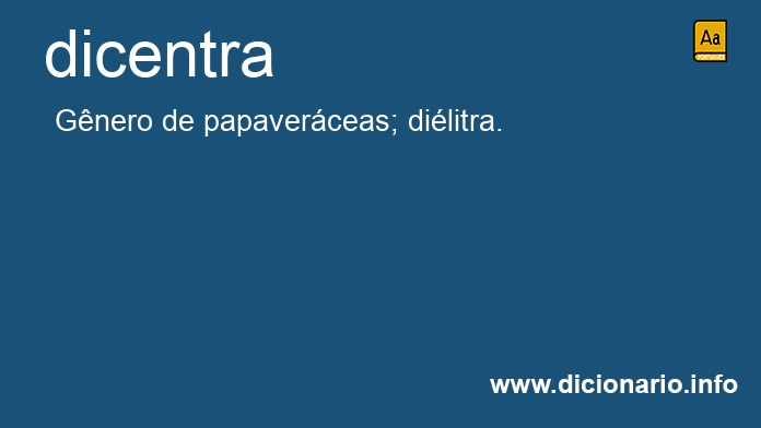 Significado de dicentra