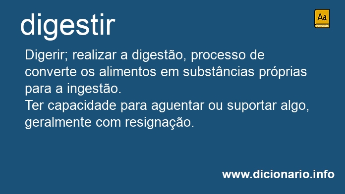 Significado de digestam