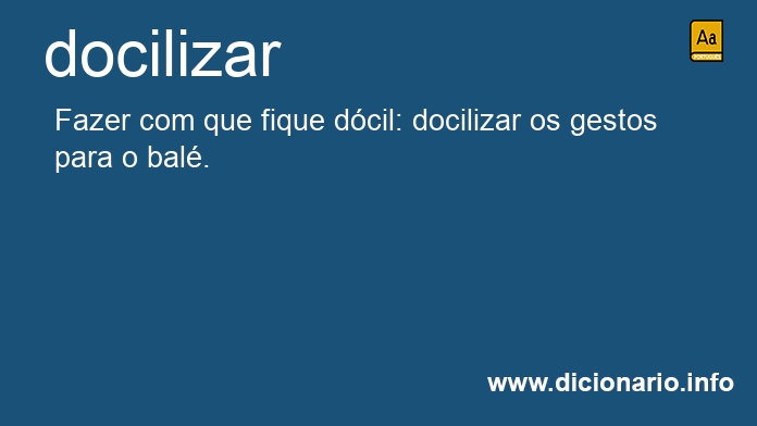 Significado de docilizaro