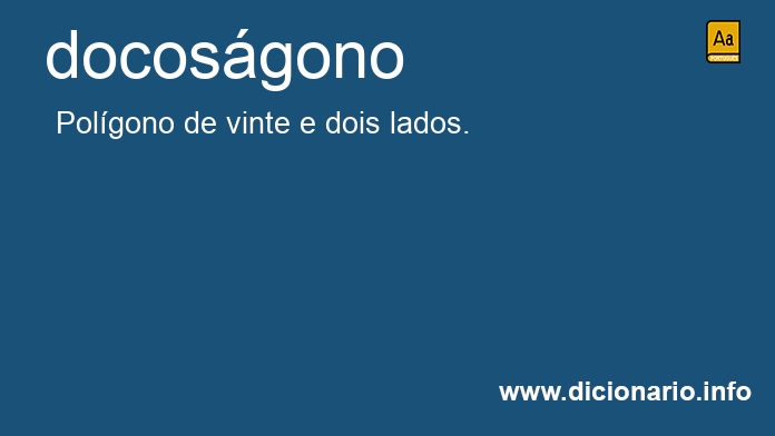 Significado de docosgono